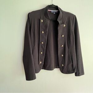 Tommy Hilfiger black military jacket